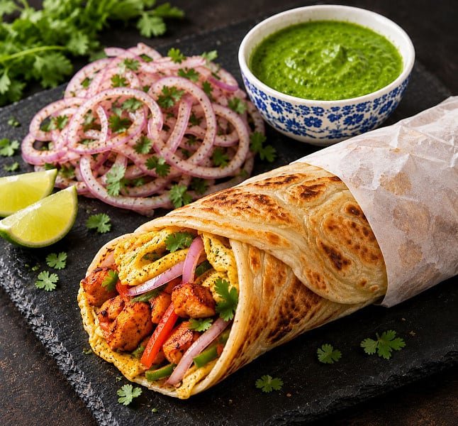 Chicken Egg Roll - Desi Meals Hub Bengaluru