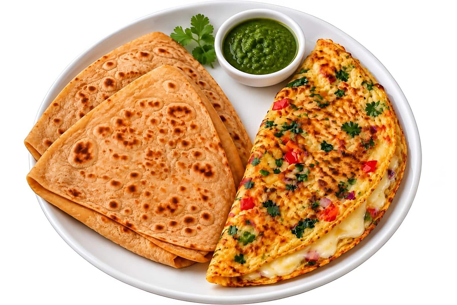 Double Egg Cheese Omelette With Bread (2 Pieces) - Desi Meals Hub Bengaluru