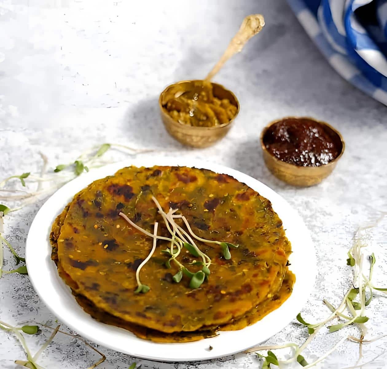 Methi Tawa Paratha - Desi Meals Hub Bengaluru