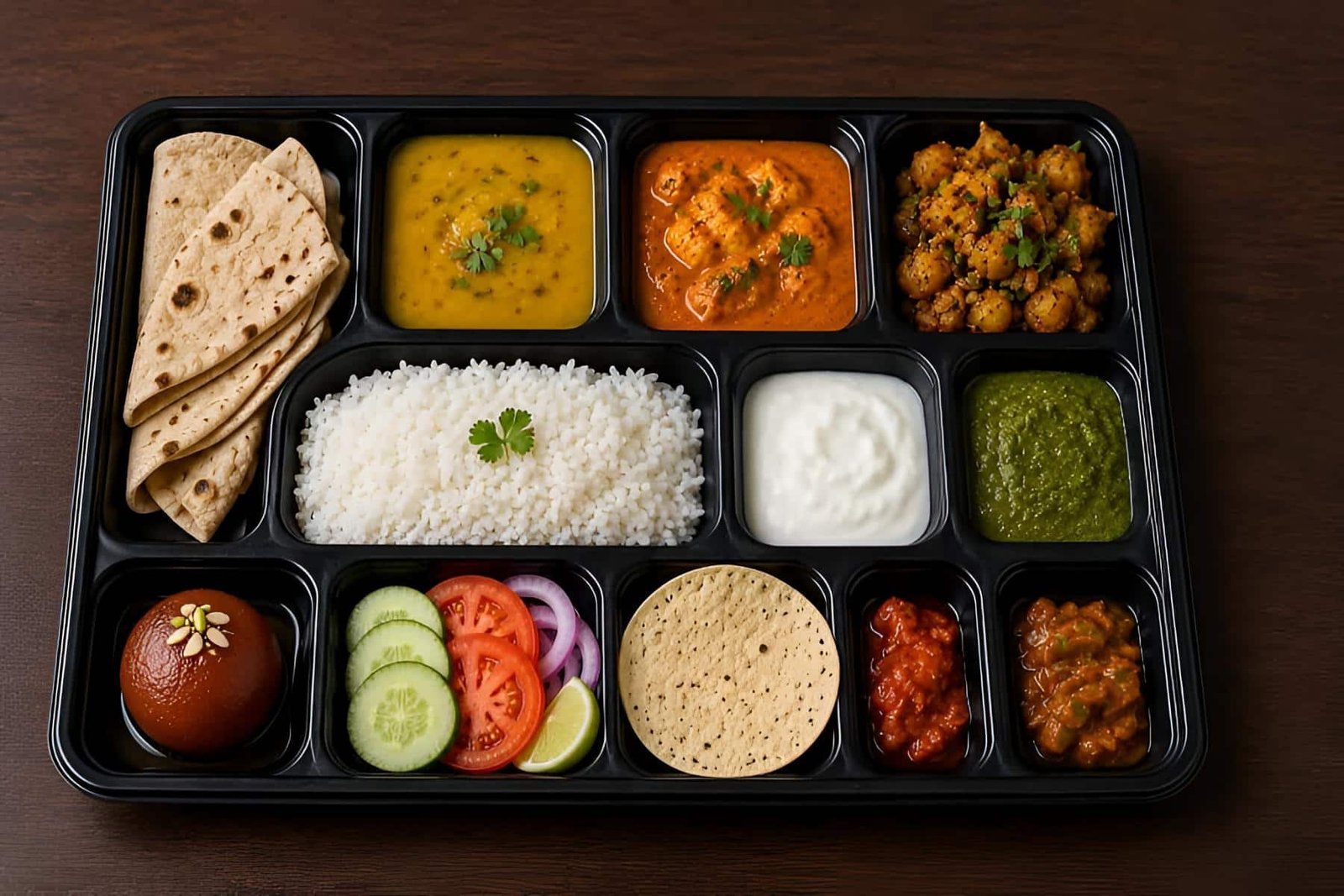 Veg Full Thali - Desi Meals Hub Bengaluru