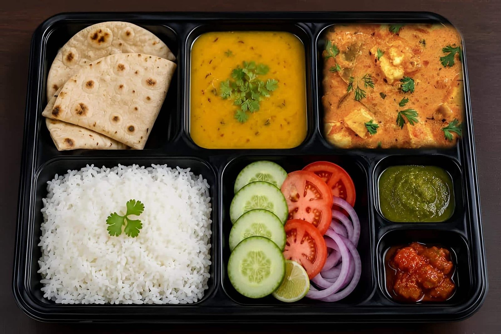 Veg Paneer Thali - Desi Meals Hub Bengaluru